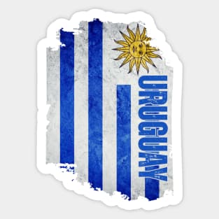 Uruguay flag, uruguayan flag Sticker